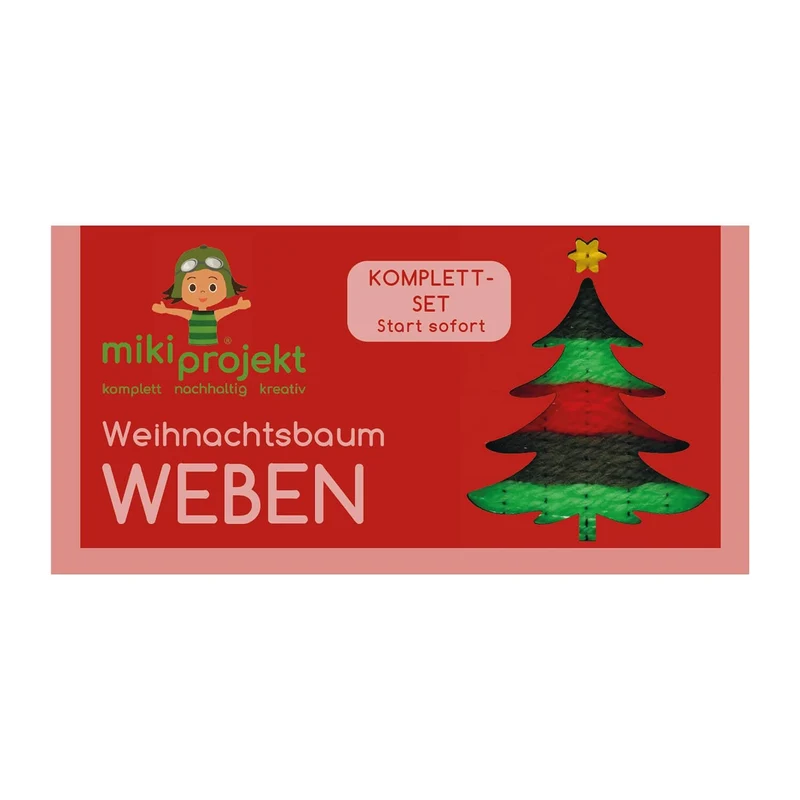 Bastelset Weihnachsbaum - Weben für Kinder