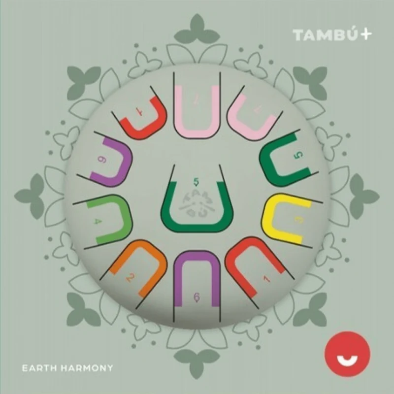 Große Zungentrommel Tambu Steel Drum - Earth Harmony (Green)