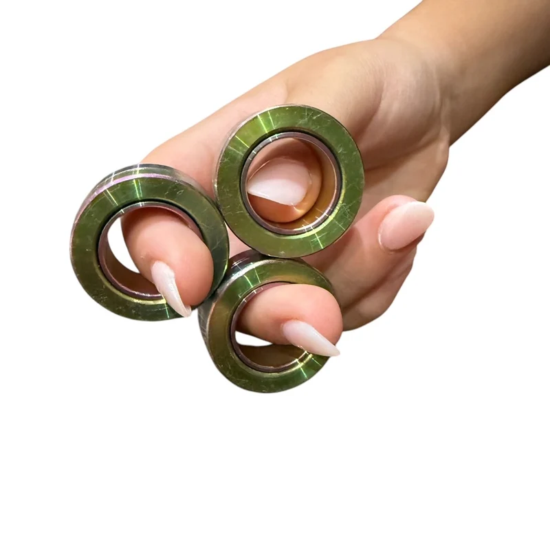 TRI Magnetic Rings : Metal Fidgets