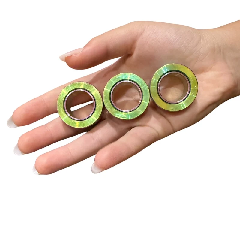 TRI Magnetic Rings : Metal Fidgets