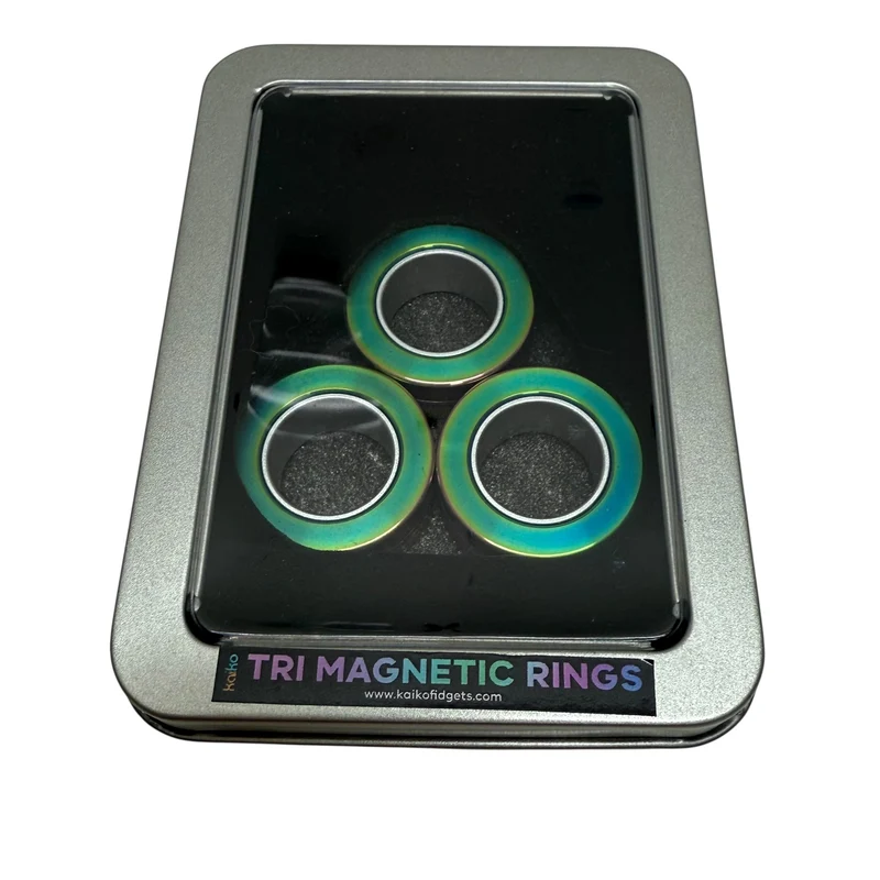 TRI Magnetic Rings : Metal Fidgets