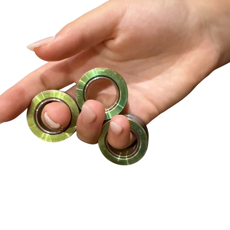 TRI Magnetic Rings : Metal Fidgets