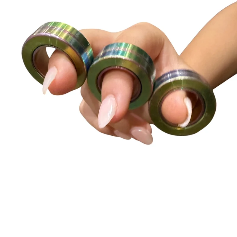 TRI Magnetic Rings : Metal Fidgets