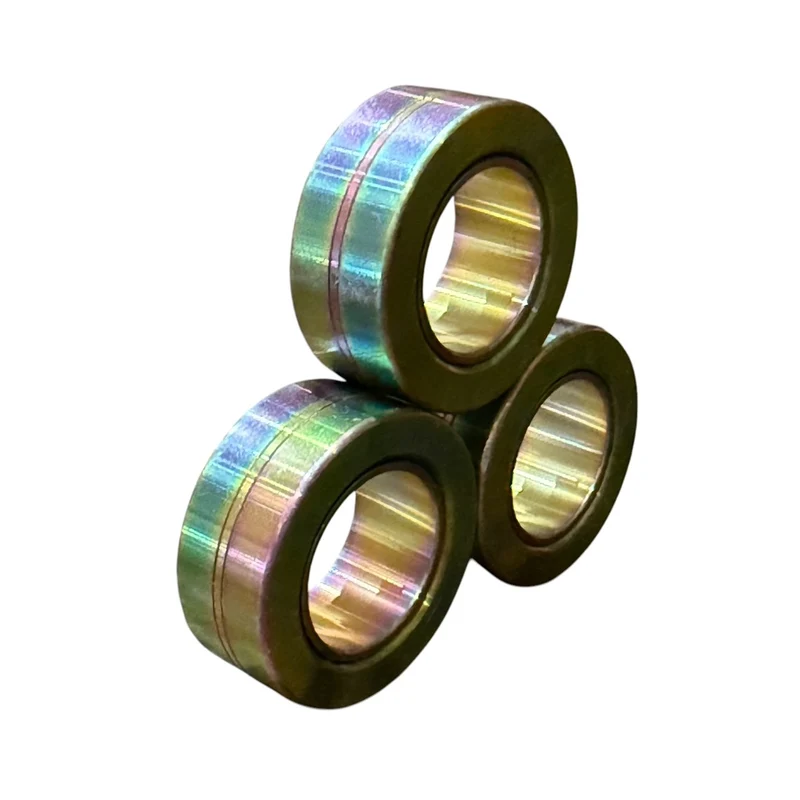 TRI Magnetic Rings : Metal Fidgets
