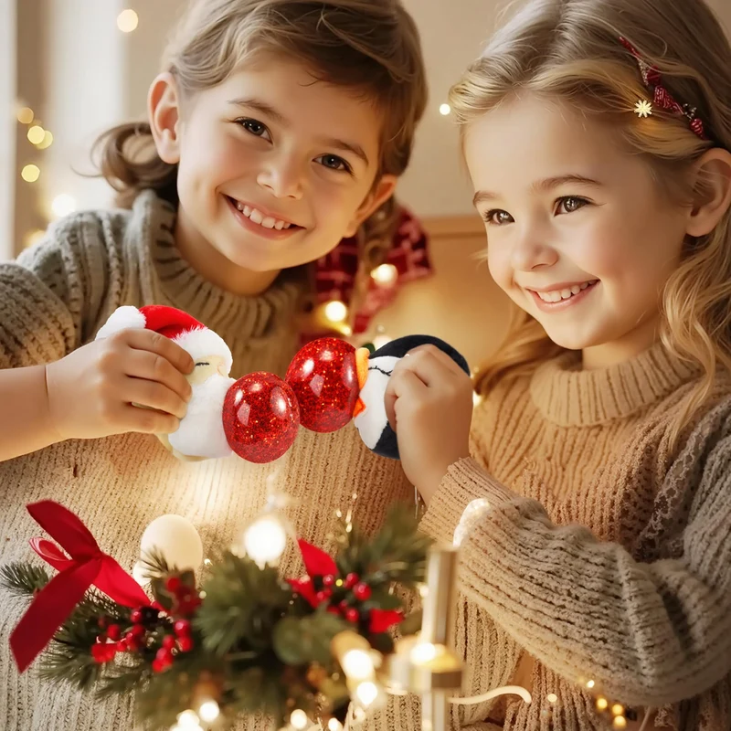 3 PCS Christmas Squeeze Plush Balls