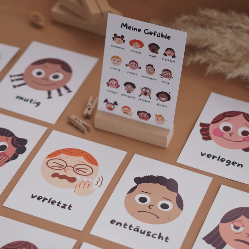 Modern Kids Art - Meine Gefühlskarten Set für Kinder
