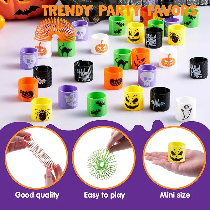 JOYIN 36 PCS Halloween Coil Spring Toys - Party Favors for Kids