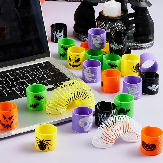 JOYIN 36 PCS Halloween Coil Spring Toys - Party Favors for Kids