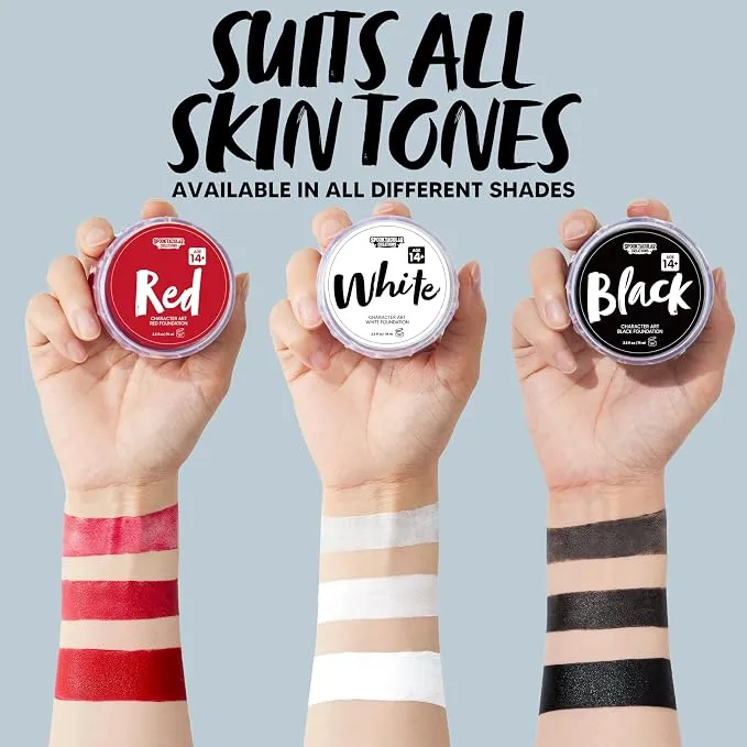 JOYIN 8 PCS Halloween Makeup Kit - Oil-Based Face & Body Paint Set
