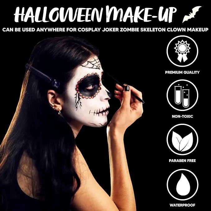 JOYIN 8 PCS Halloween Makeup Kit - SFX Face & Body Paint Set