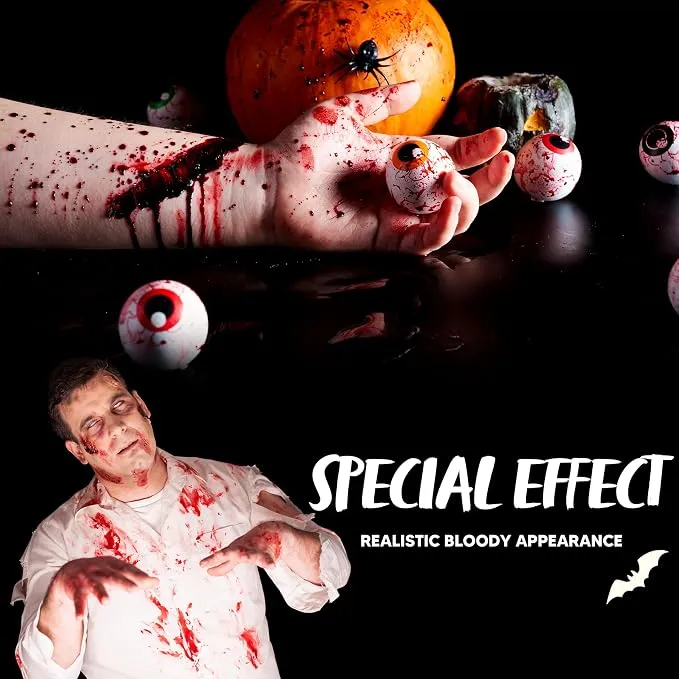 JOYIN 8 PCS Halloween Makeup Kit - SFX Face & Body Paint Set