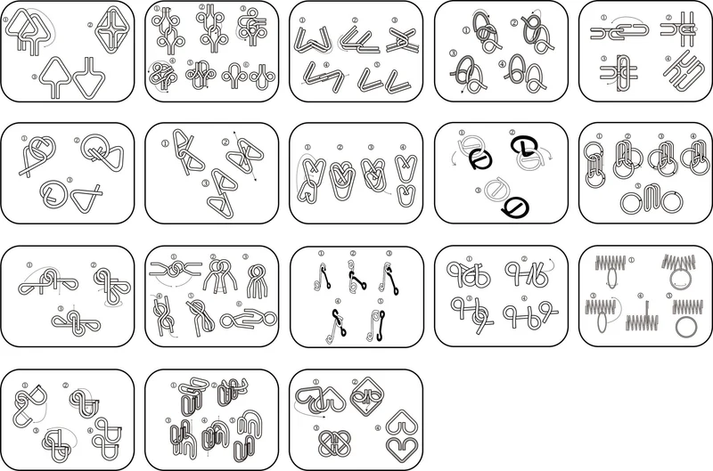 18 Pack Filled Easter Eggs with Metal Brain Teaser Puzzles for Egg Hunt, Party Favors & Classroom Prizes