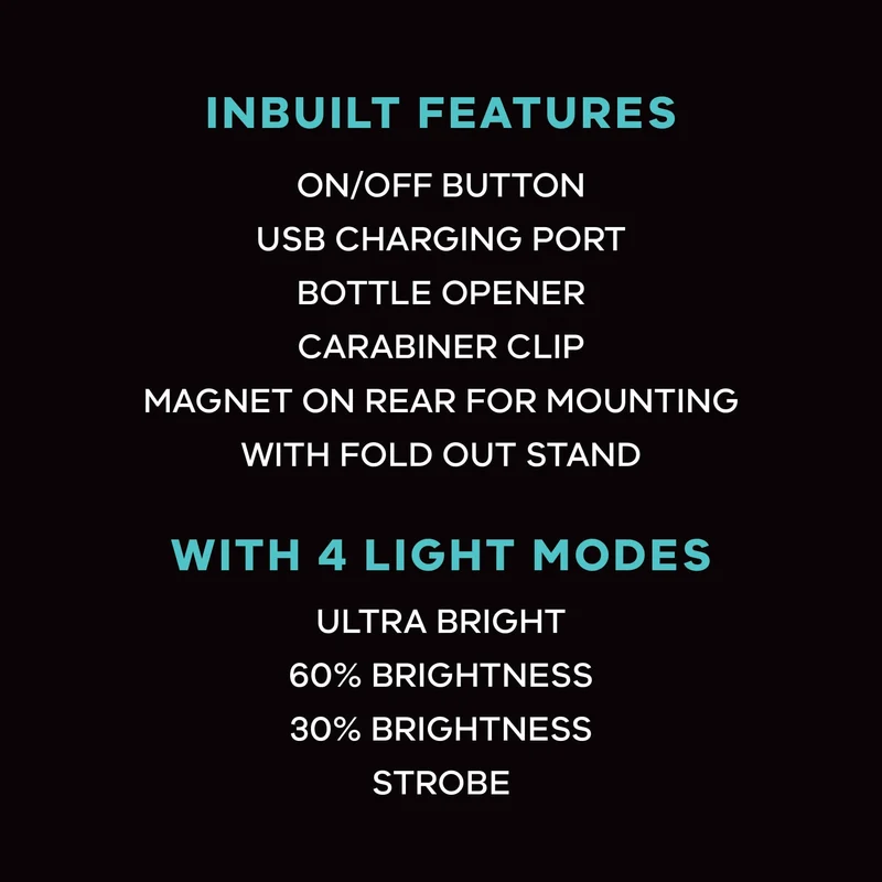 Mini Light - USB Rechargeable, Multi Modes