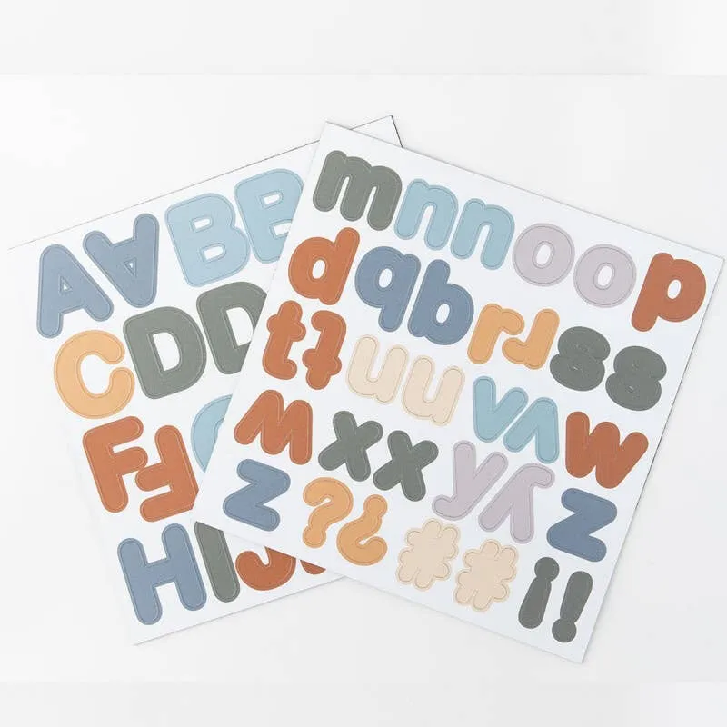 Ferflex Magnetische Buchstaben – Karamellblau – Set mit 125 Magneten