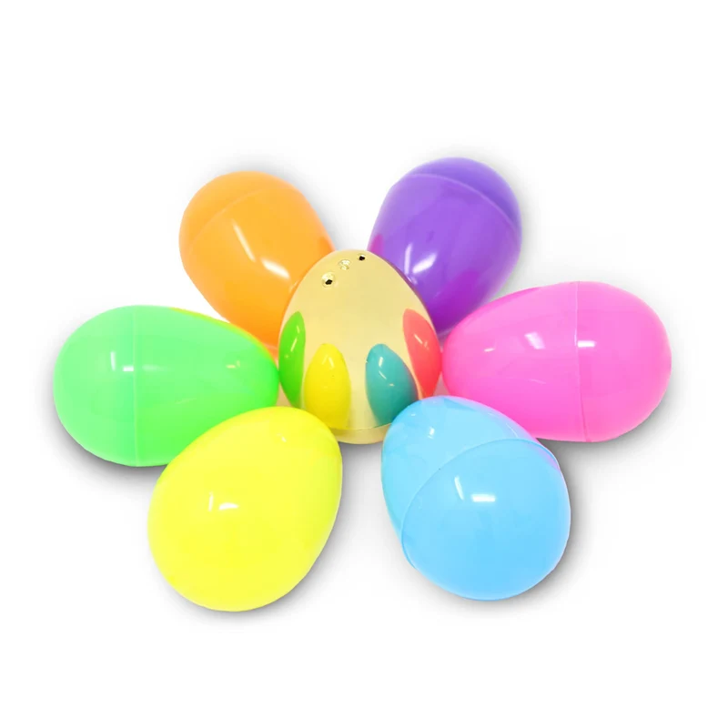 50PCS Plastic Easter Eggs Bulk Fillable for Easter Hunt