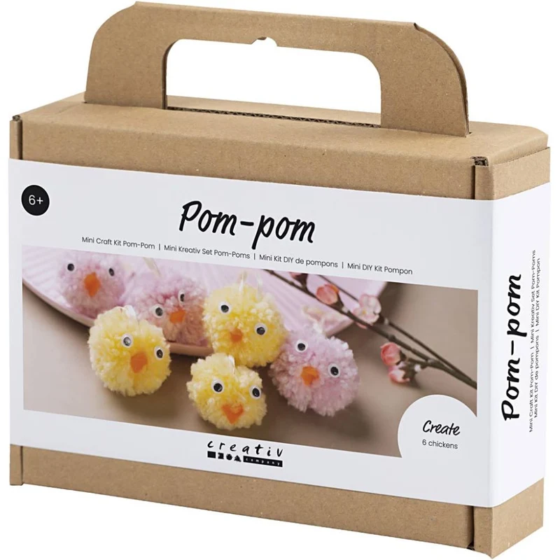 Mini Kreativ Set Pompons – Süße Küken selber basteln