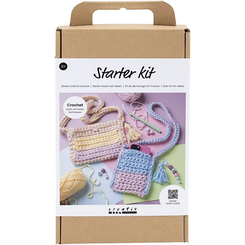 Starter Kreativ Set Häkeln – Stylische Taschen selber häkeln