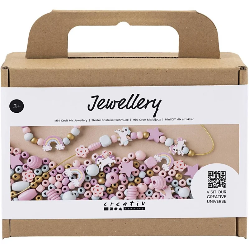 Mini Kreativ Mix Schmuck – Pastellfarbene Armbänder selber machen