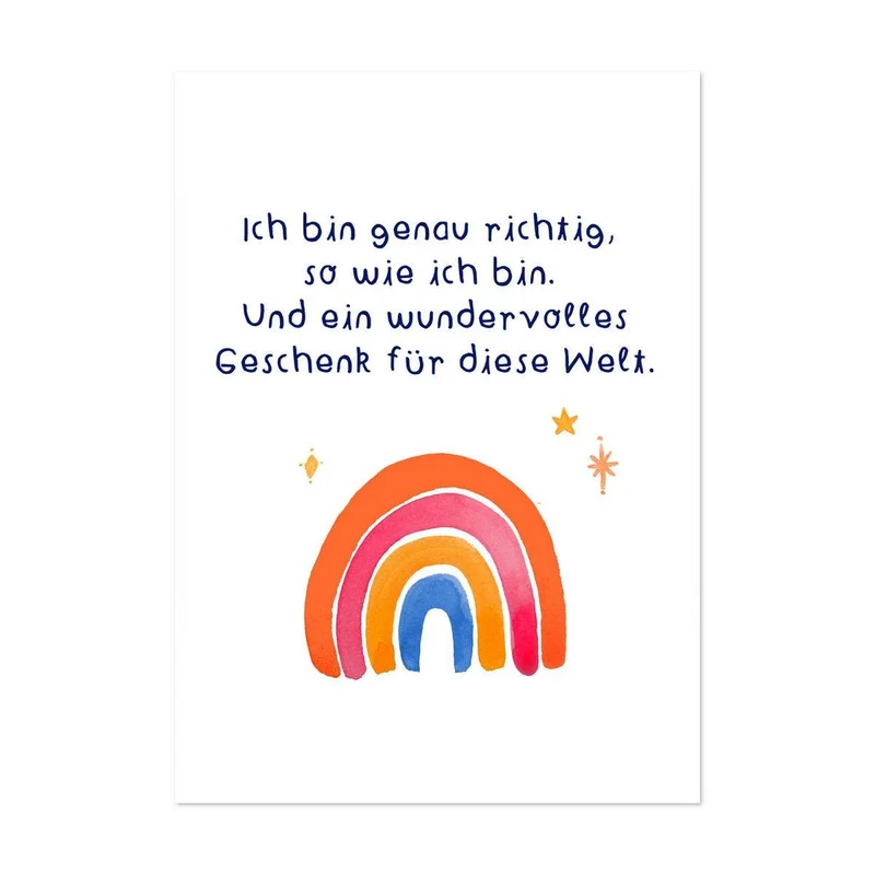 Affirmationskarten Set für Kinder - "Karten für ein schönes Leben"