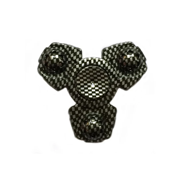New Tri-Spinner Fidget - Triangular black