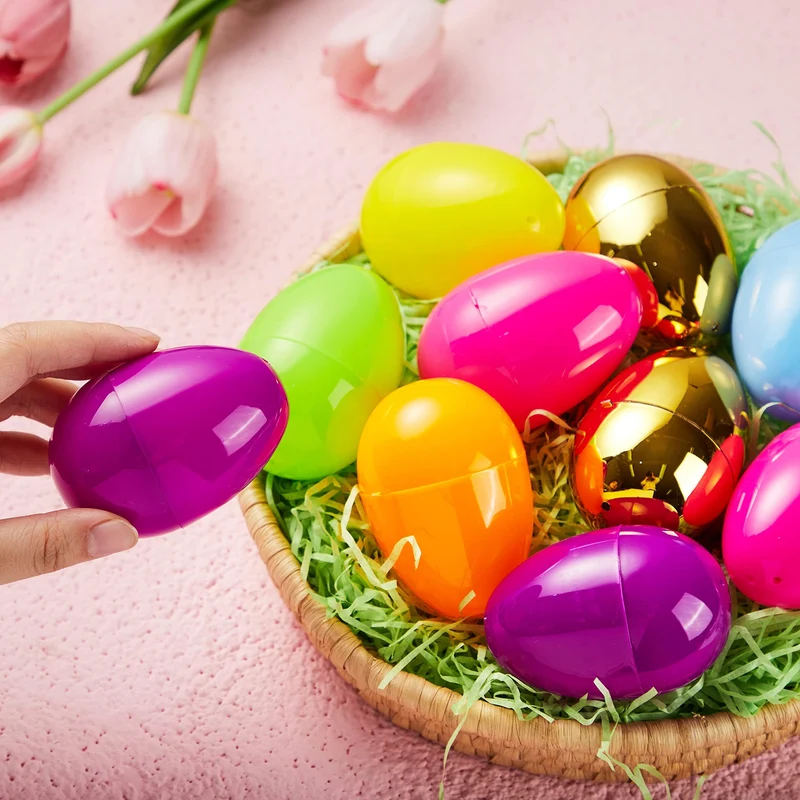 1000 PCs Large Empty Eggshells Fillable for Easter Hunt