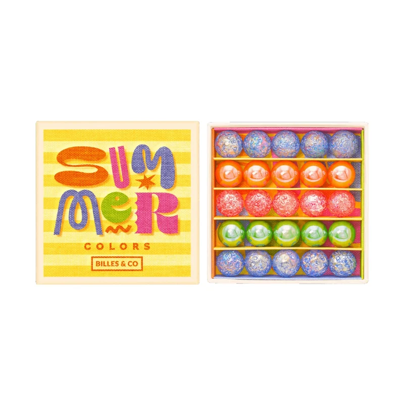Murmeln Mini-Box Summer Colors Beach