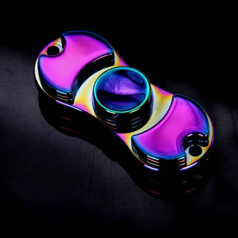 Dual Spinner Fidget Toy Aluminum