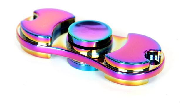 Dual Spinner Fidget Toy Aluminum