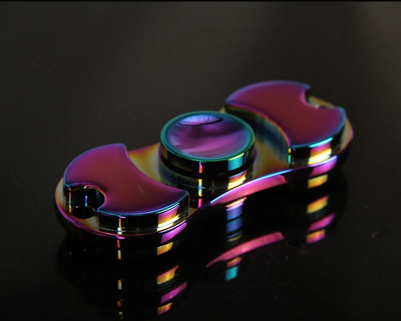Dual Spinner Fidget Toy Aluminum