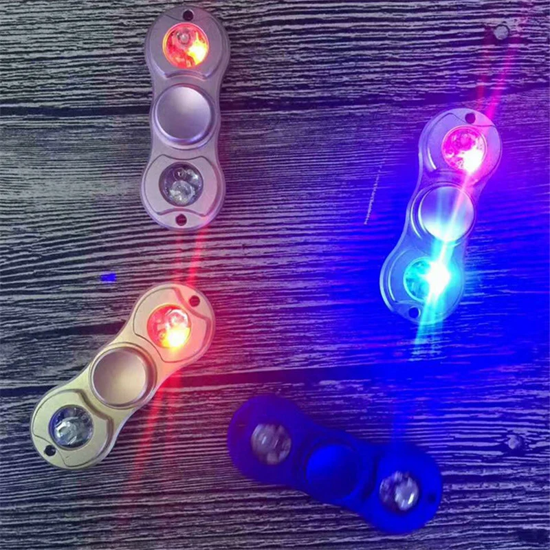 Aluminum LED Dual Spinner - 5 Colors