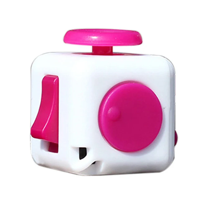 Fidget Cube - White / Pink