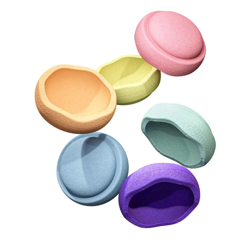 Stapelstein Rainbow Pastell 6er Set