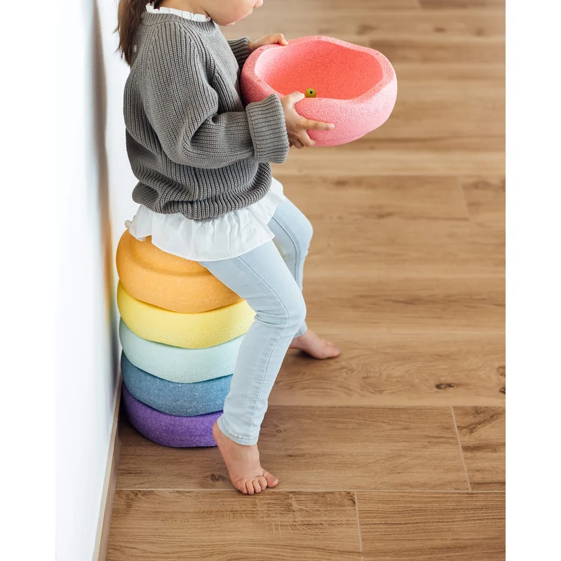 Stapelstein Rainbow Pastell 6er Set