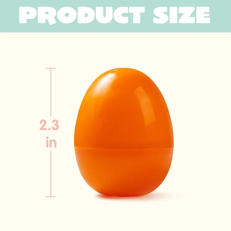 300 PCS 2.3" Eggshell Bulks for Easter Hunt