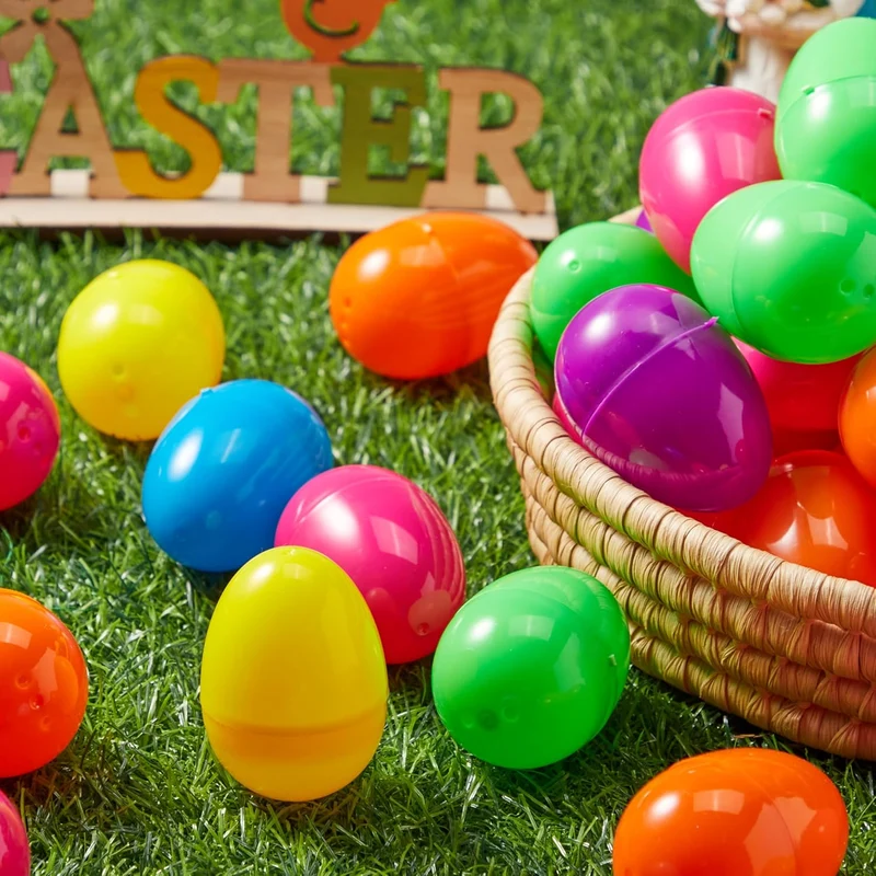 300 PCS 2.3" Eggshell Bulks for Easter Hunt