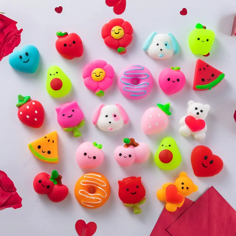 JOYIN 36 Pcs Valentine's Day Mochi Squishy Toys