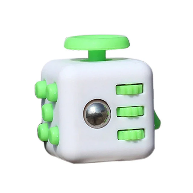 Fidget Cube - White / Green