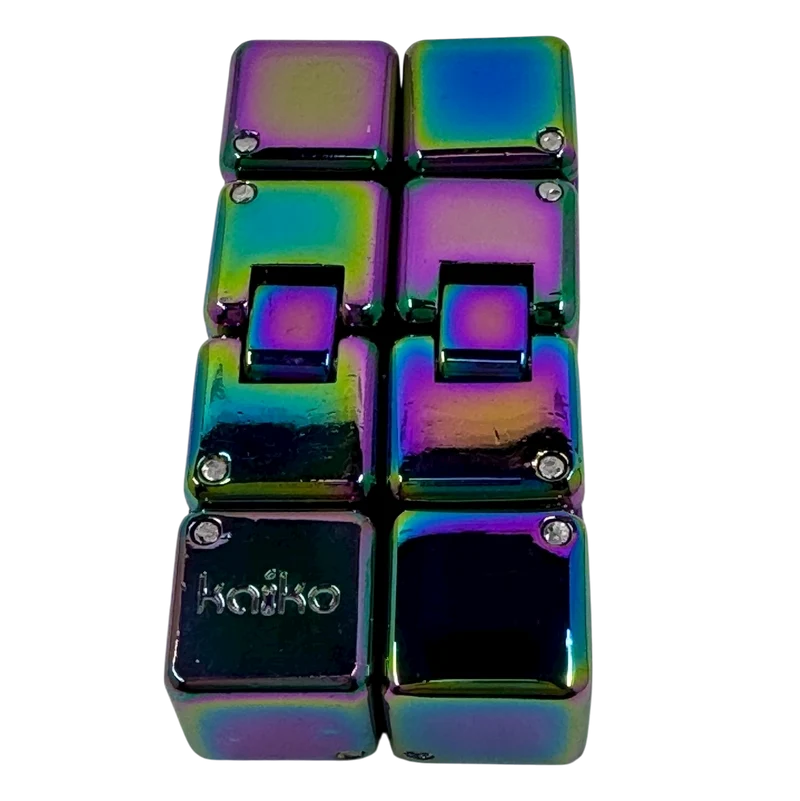 MINI Oil Slick Infinity Cube in Window Tin