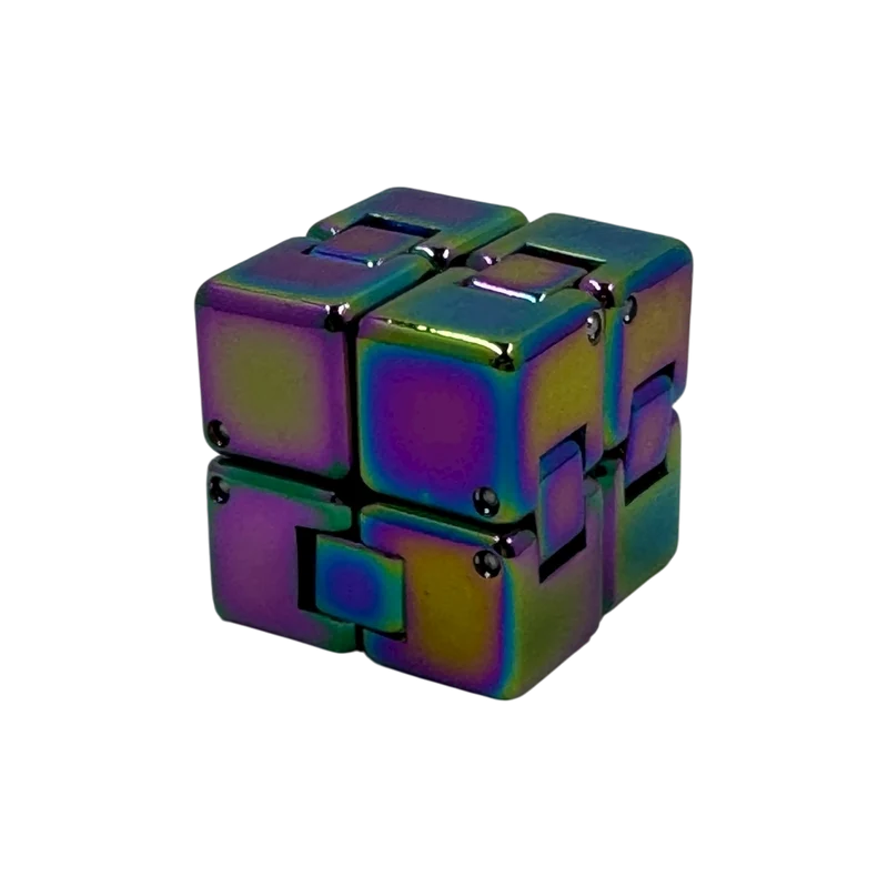 MINI Oil Slick Infinity Cube in Window Tin