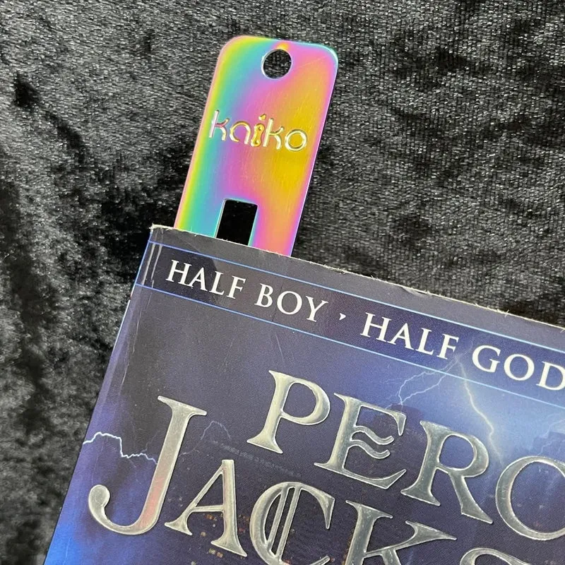 Metal Bookmark with Fidget Hook & Reading Guide