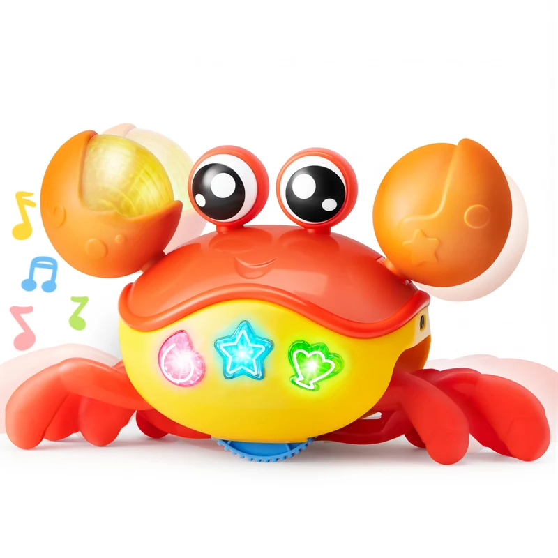 Play-Act Crawling Crab Baby Toy