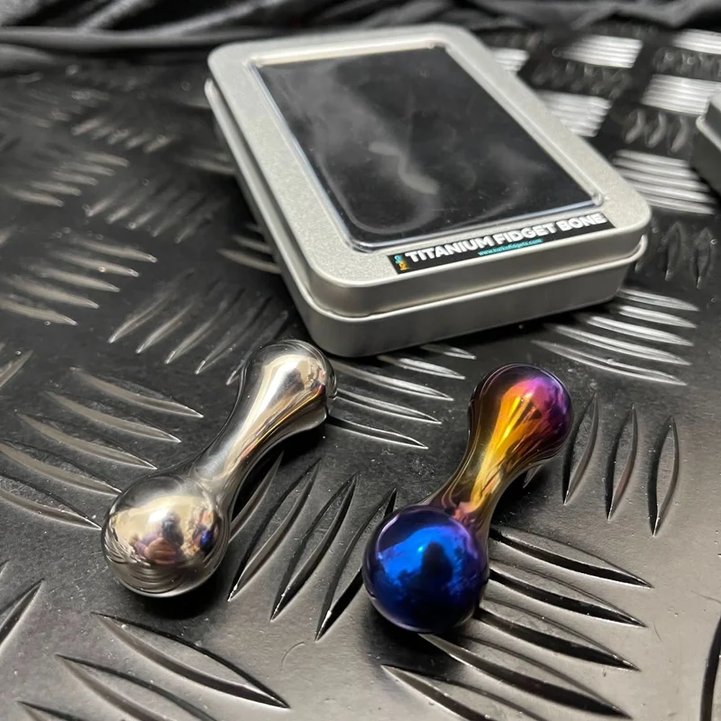Titanium Fidget Bone