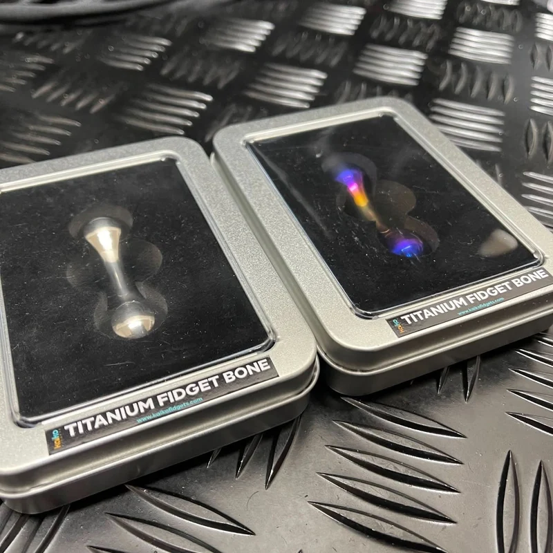 Titanium Fidget Bone