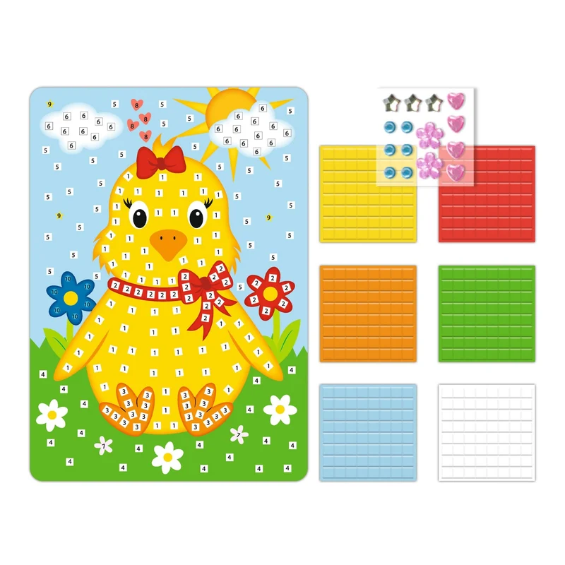 Moosgummi Mosaik "Küken"