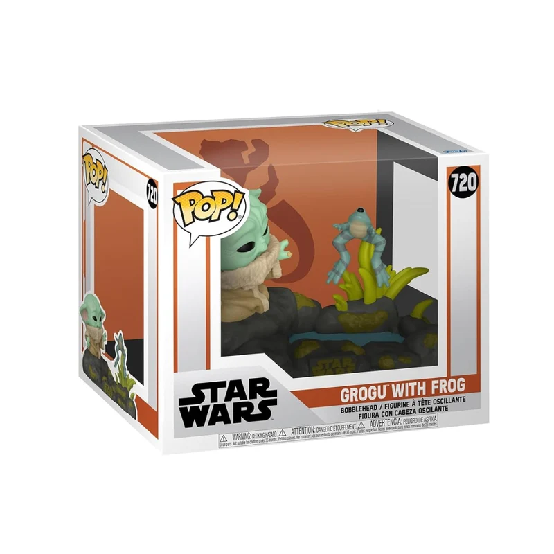Grogu with Frog #720 Deluxe Funko Pop - Star Wars