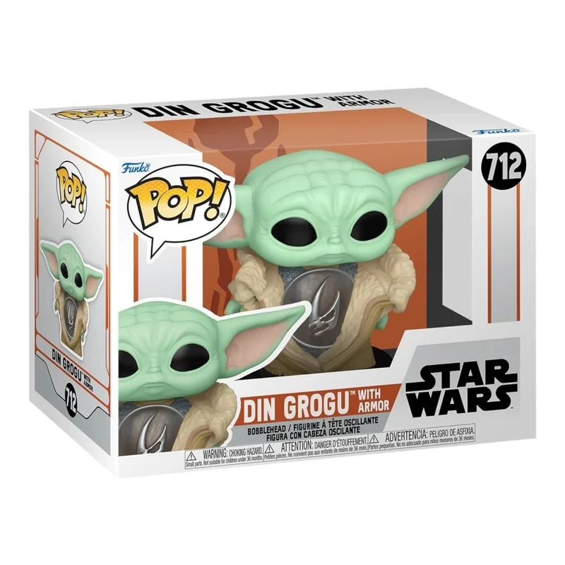 Din Grogu With Armor #712 Funko Pop - Star Wars