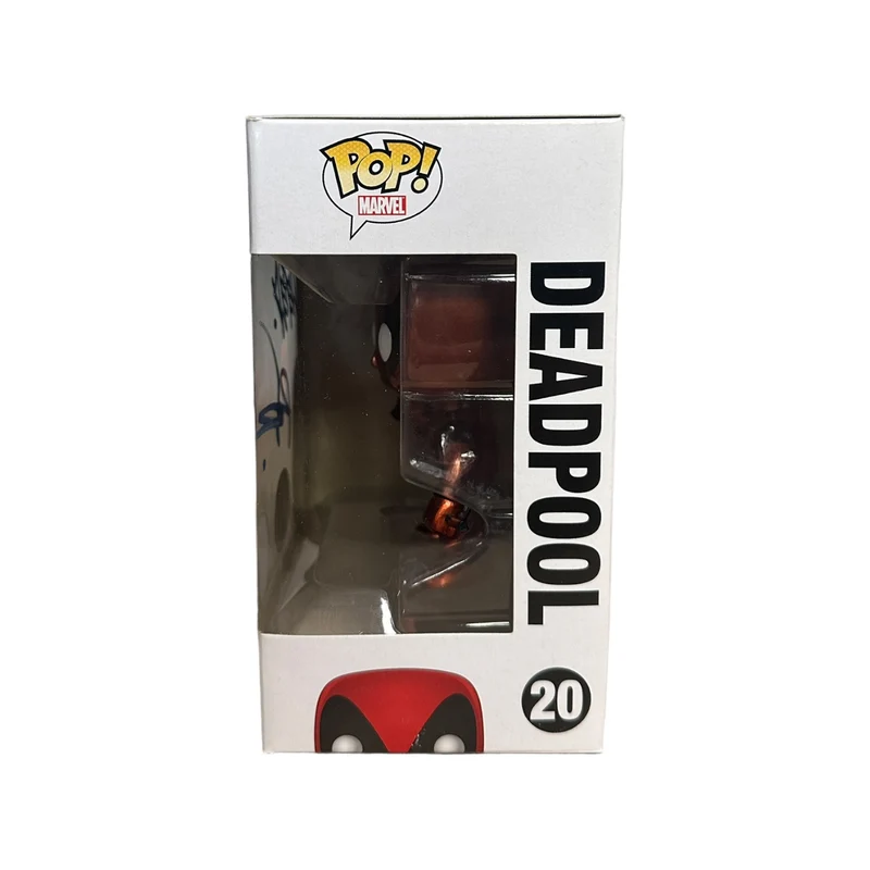 Rob Liefield Signed Deadpool #20 (Metallic) Funko Pop! - Marvel Universe - SDCC 2013 Exclusive LE480 Pcs - Condition 8/10 - Robliefieldcreations.com COA