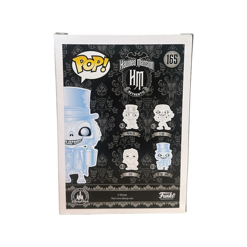 Hatbox Ghost #165 (Glows in the Dark) Funko Pop! - The Haunted Mansion - SDCC 2016 Exclusive LE1000 Pcs - Condition 7.5/10