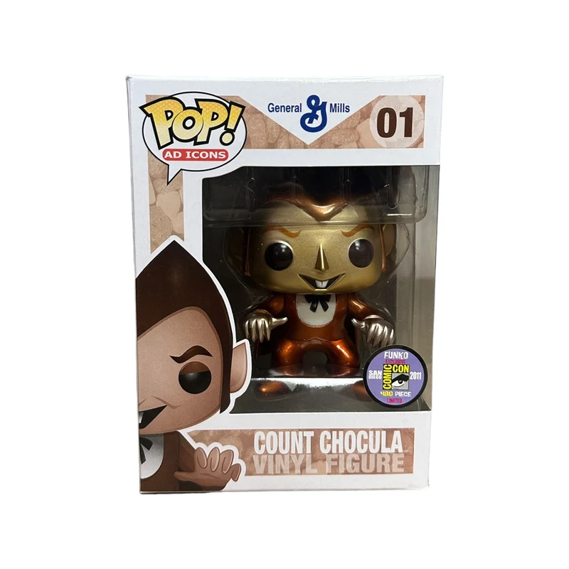 Count Chocula #01 (Metallic) Funko Pop! - Ad Icons - SDCC 2011 Exclusive LE480 Pcs - Condition 8.5/10