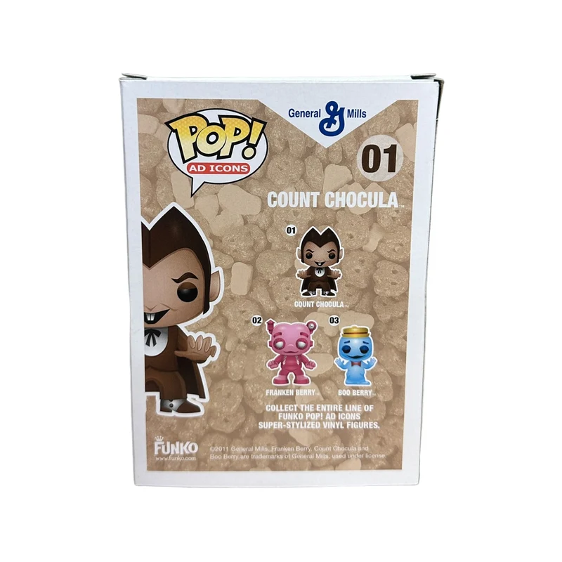 Count Chocula #01 (Metallic) Funko Pop! - Ad Icons - SDCC 2011 Exclusive LE480 Pcs - Condition 8.5/10